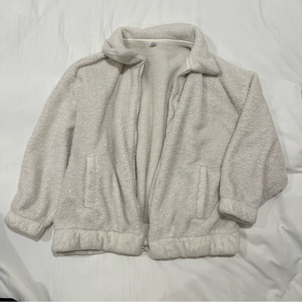 Old Navy Soft Cream Fleece Jacket
